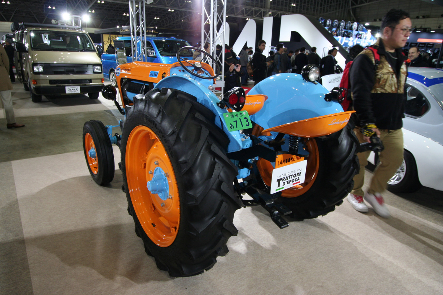 ランボルギーニ・トラクターのリヤスタイリング