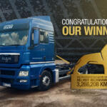 地球１周……とかじゃなくて地球と月を８往復分とかどういうこっちゃ？　ドイツのトラックメーカーMANの「走行距離コンテスト」が異次元すぎて笑う