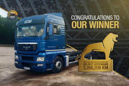 地球１周……とかじゃなくて地球と月を８往復分とかどういうこっちゃ？　ドイツのトラックメーカーMANの「走行距離コンテスト」が異次元すぎて笑う