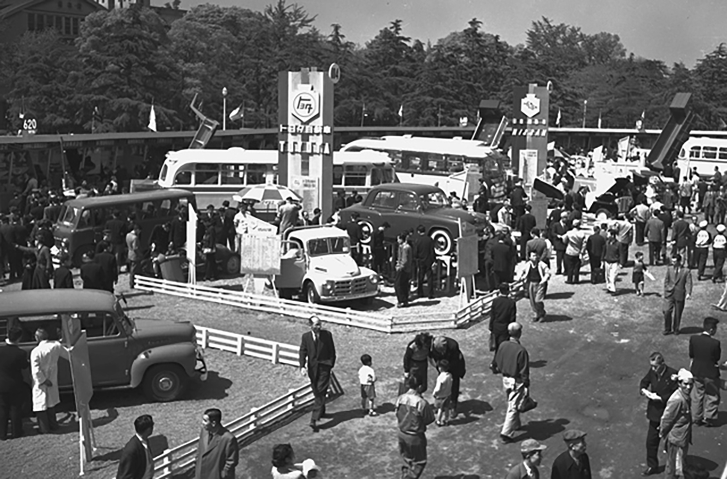 東京・日比谷で開催された第1回全日本自動車ショウ