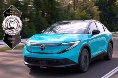世界中の女性ジャーナリストは新型リーフを選んだ！　WWCOTYの「ワールド・ベスト・コンパクトカー」受賞
