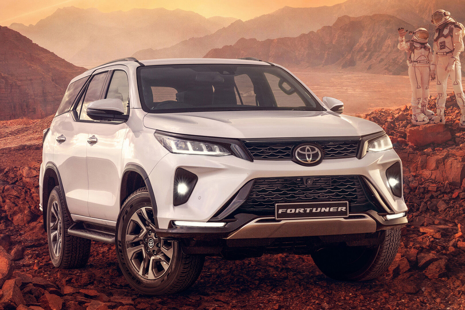 トヨタ・フォーチュナーのフロントスタイリング