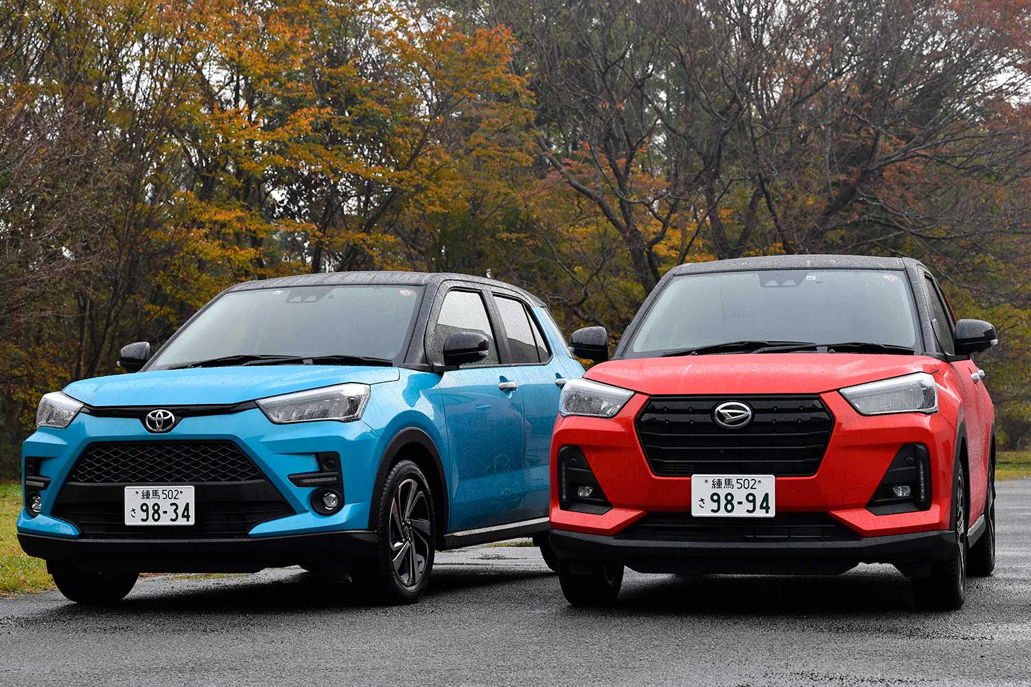 トヨタ・ライズとダイハツ・ロッキー