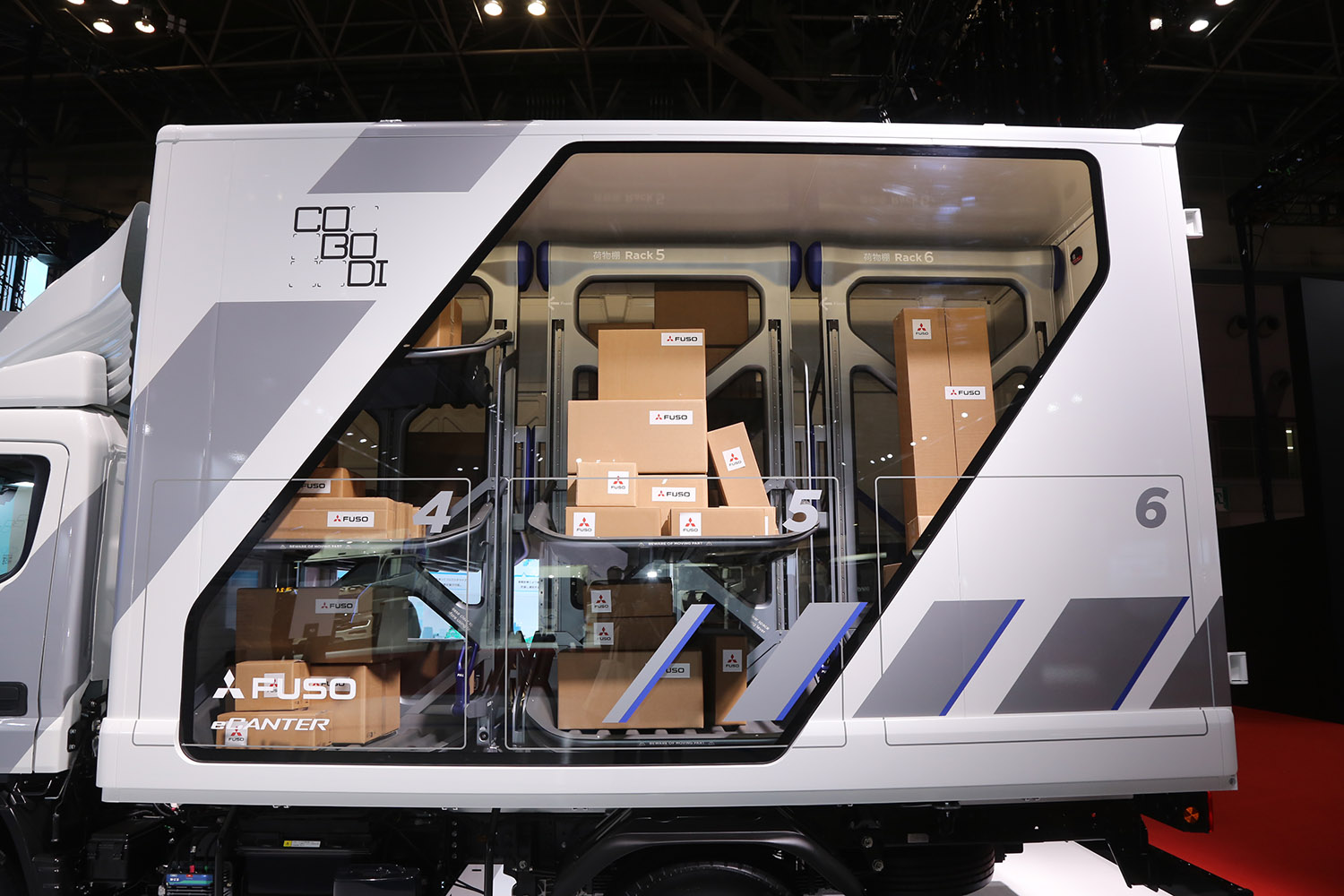三菱ふそうの荷台コンテナのコンセプト「コボディ」