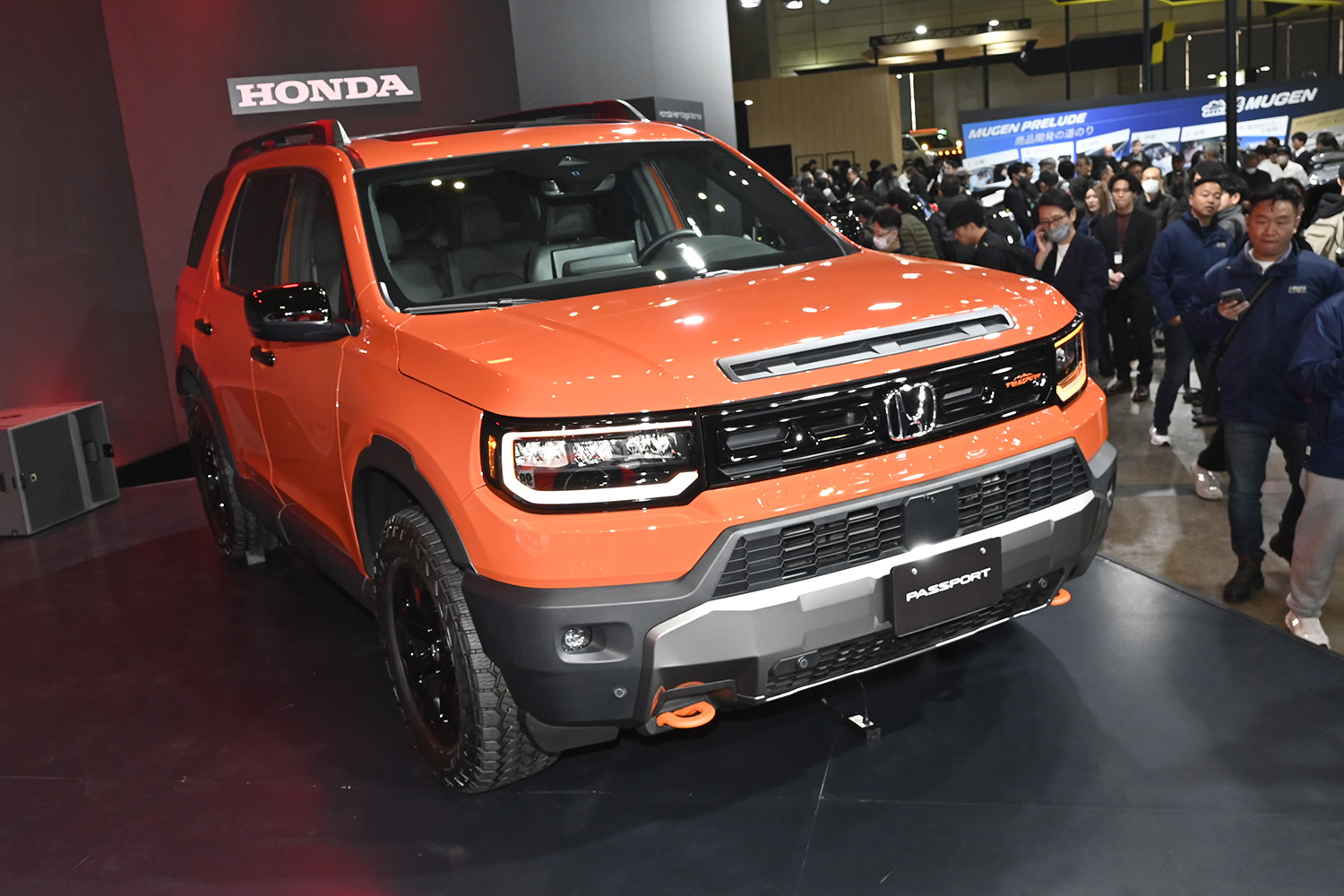 ホンダ・パスポート・トレイルスポーツのフロントスタイリング