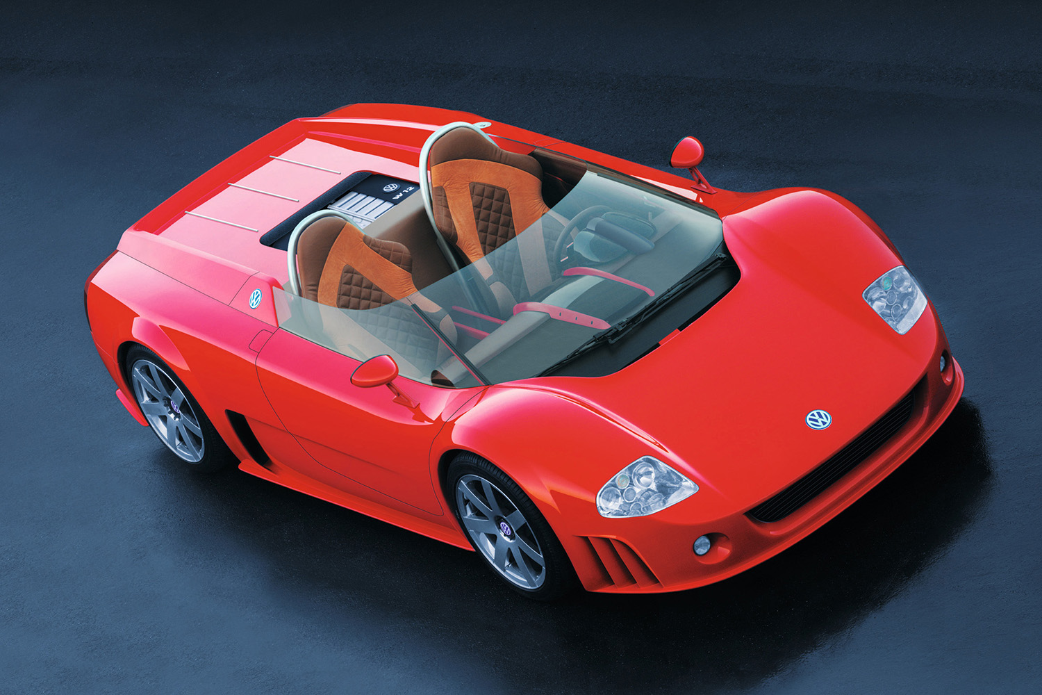 フォルクスワーゲンW12ロードスターのフロントスタイリング