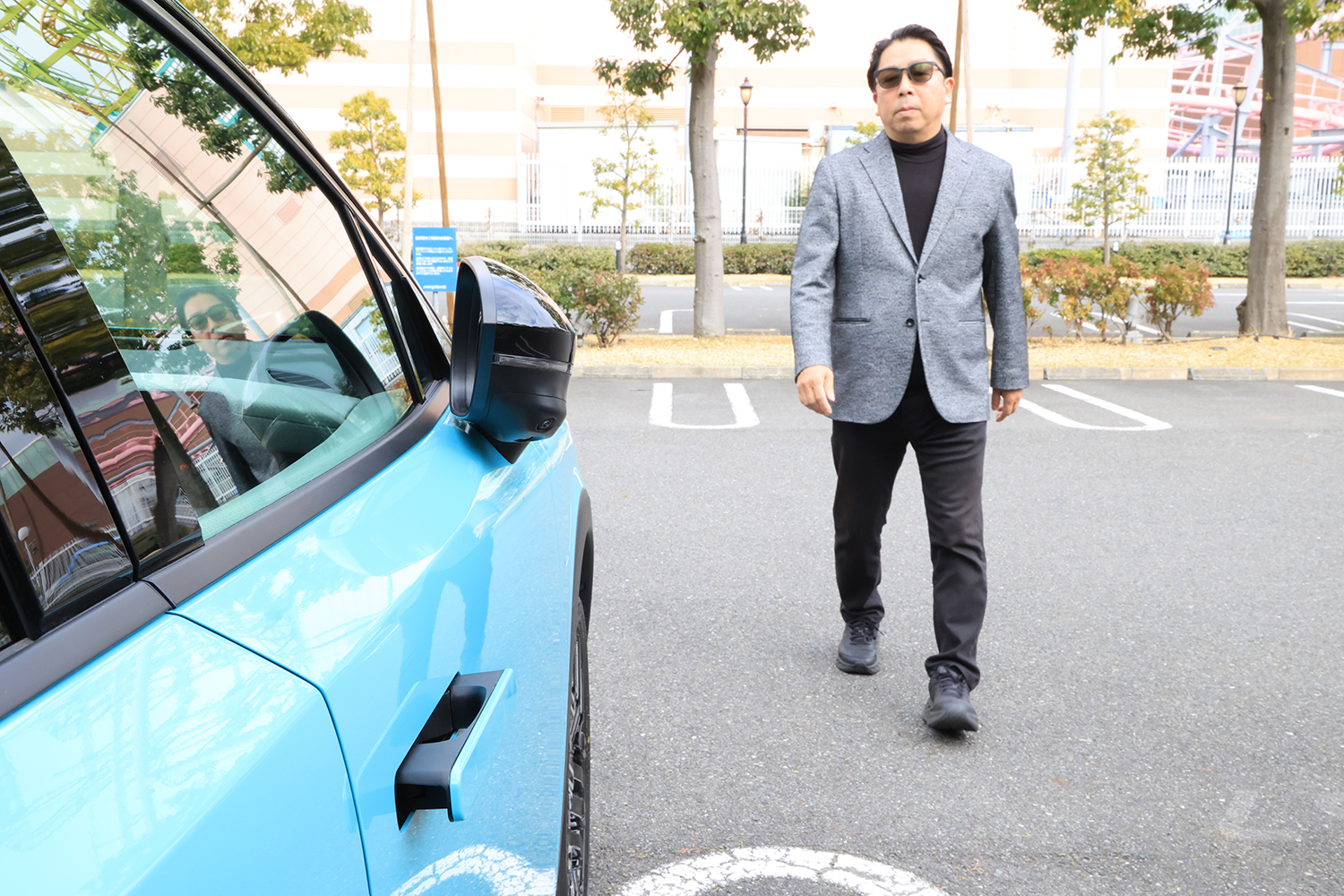 日産リーフと石井昌道さん
