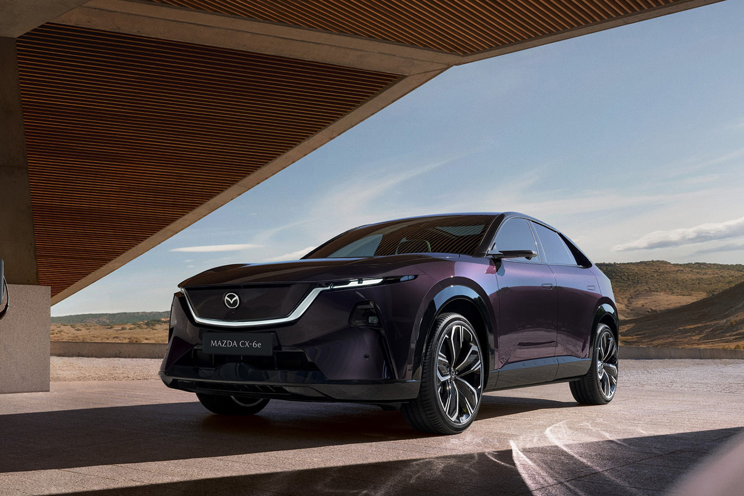 マツダCX-6eのフロントスタイリング