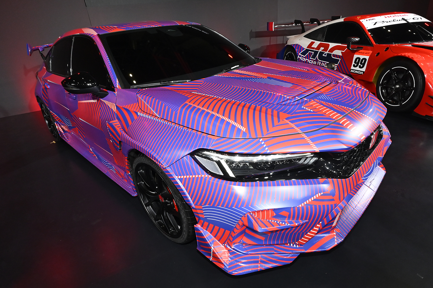 シビックタイプR HRCのフロントスタイリング