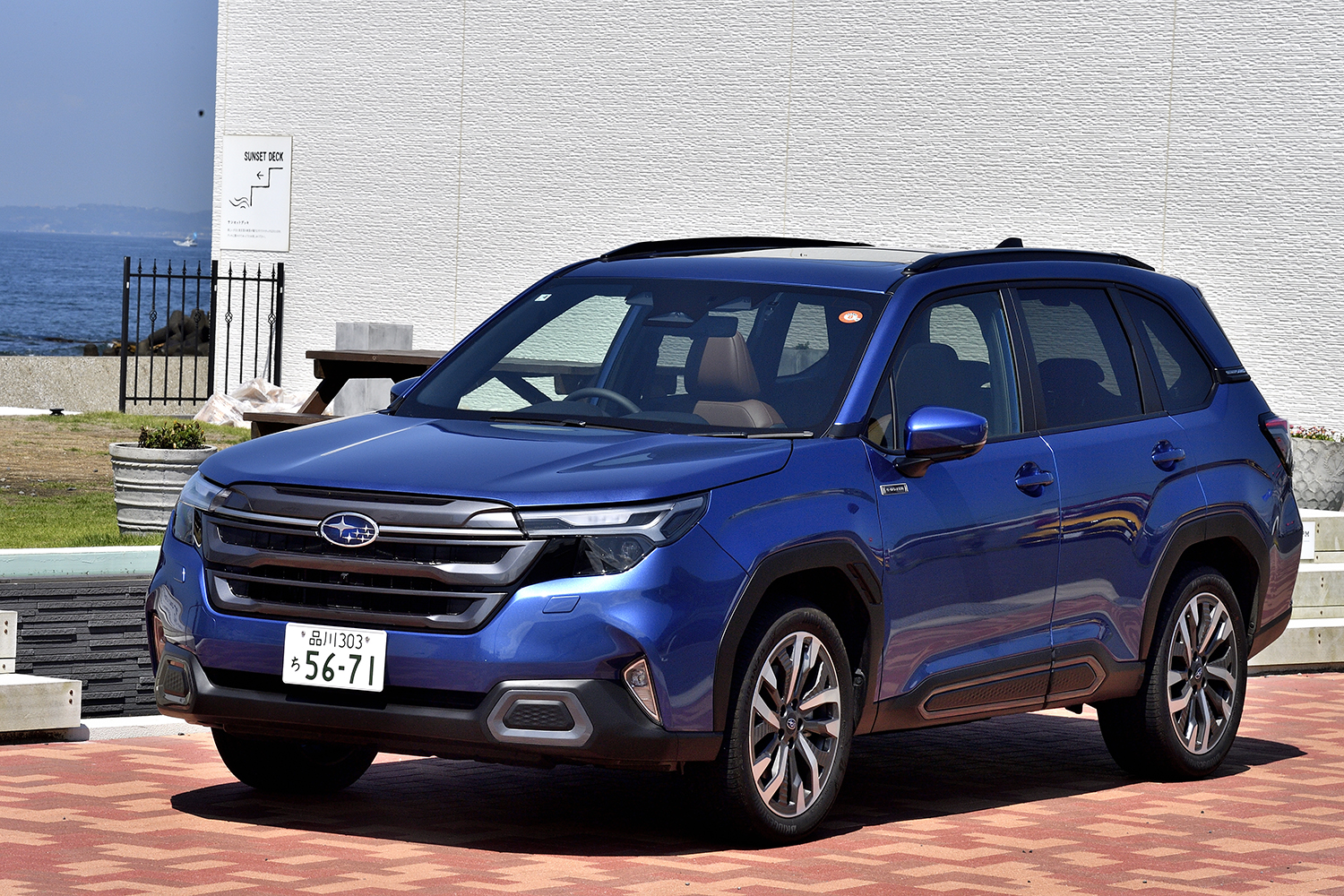 新型フォレスターのフロントスタイリング