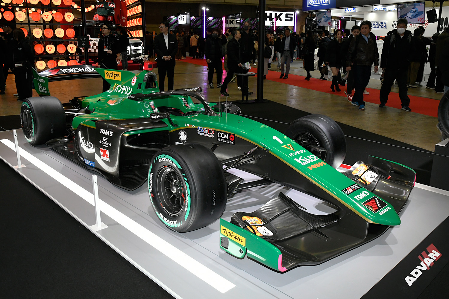 アジア最高峰のフォーミュラレースである「スーパーフォーミュラ（SUPER FORMULA）」のマシン