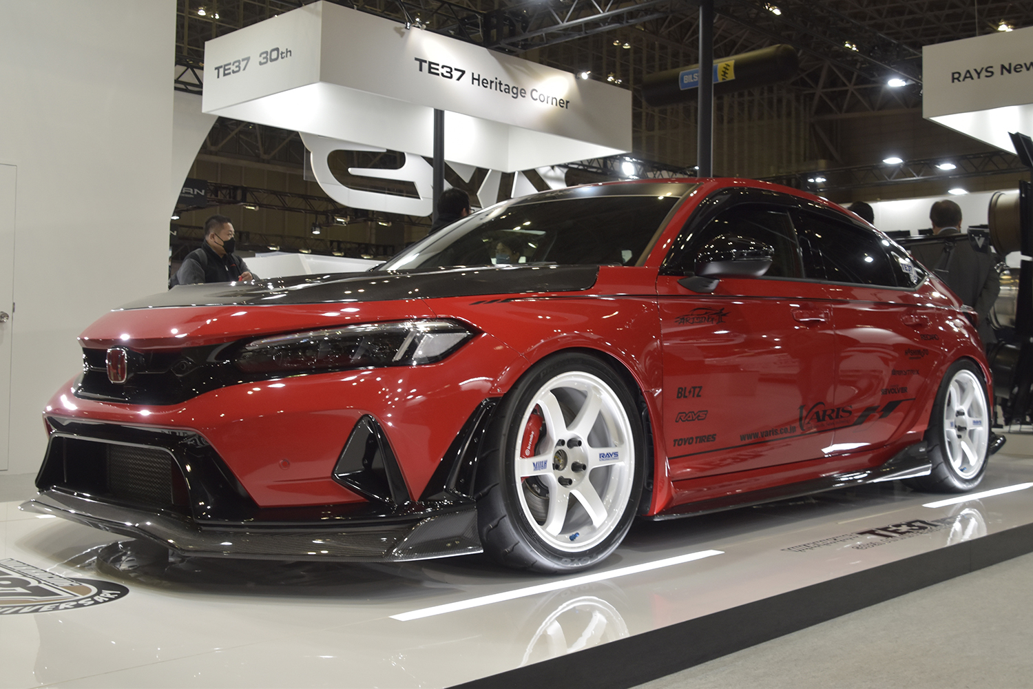 TE37 30th Anniversaryを装着したシビックタイプR