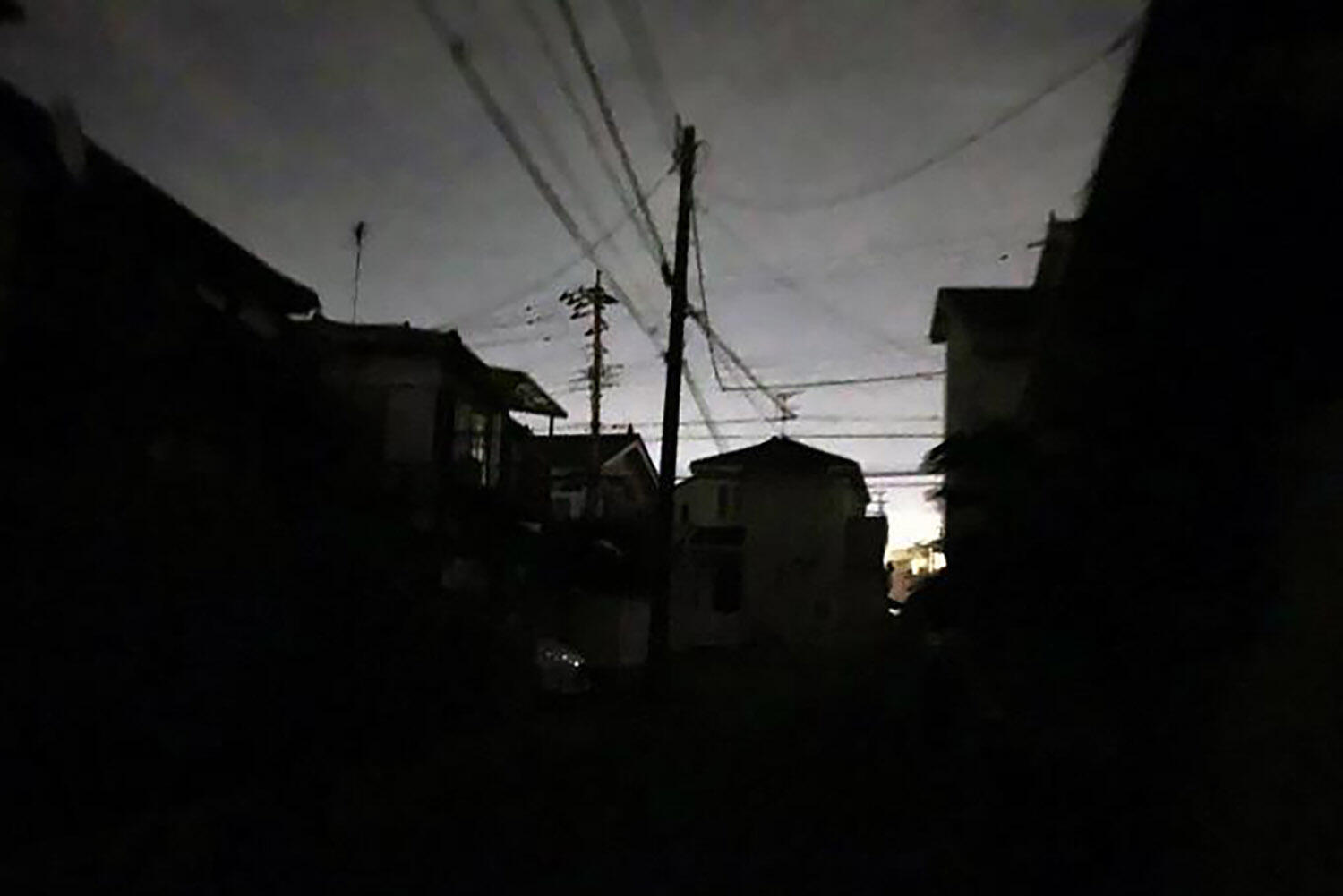 停電のイメージ