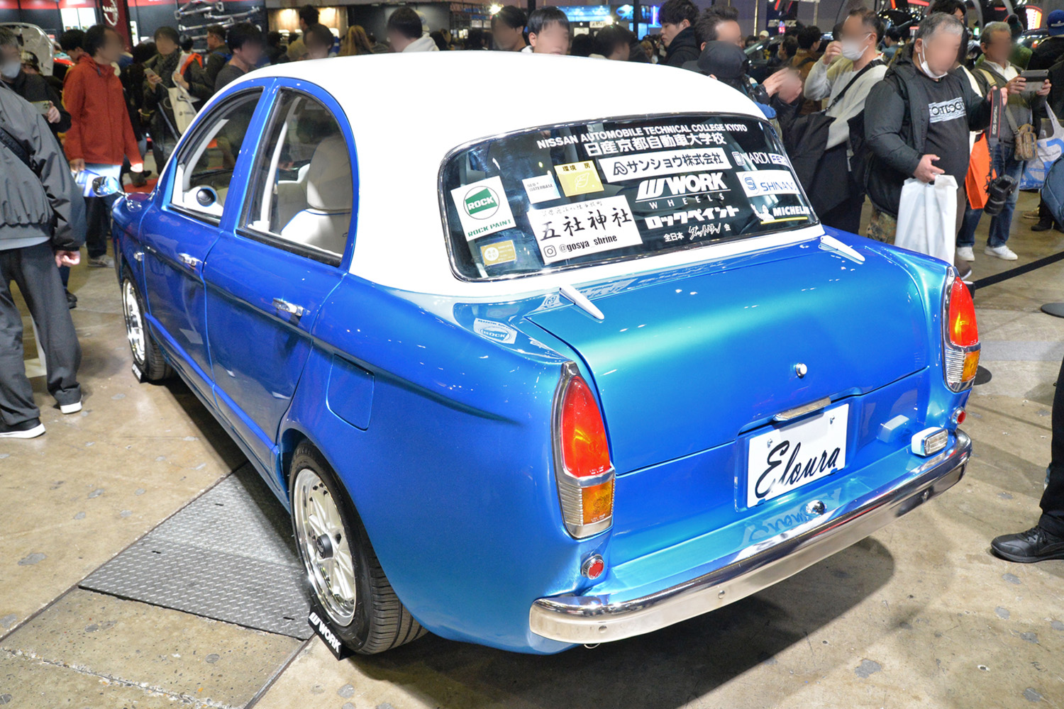 京都校のグループが製作した「マーチ Eloura（エローラ）」のリヤスタイリング 〜 画像9