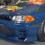 ころっとしたスタイルのまるで実物大チョロQみたいな「Baby R32」！　GT-Rに生まれ変わったスズキ・ツインが来場者の視線を釘づけ【東京オートサロン2026】