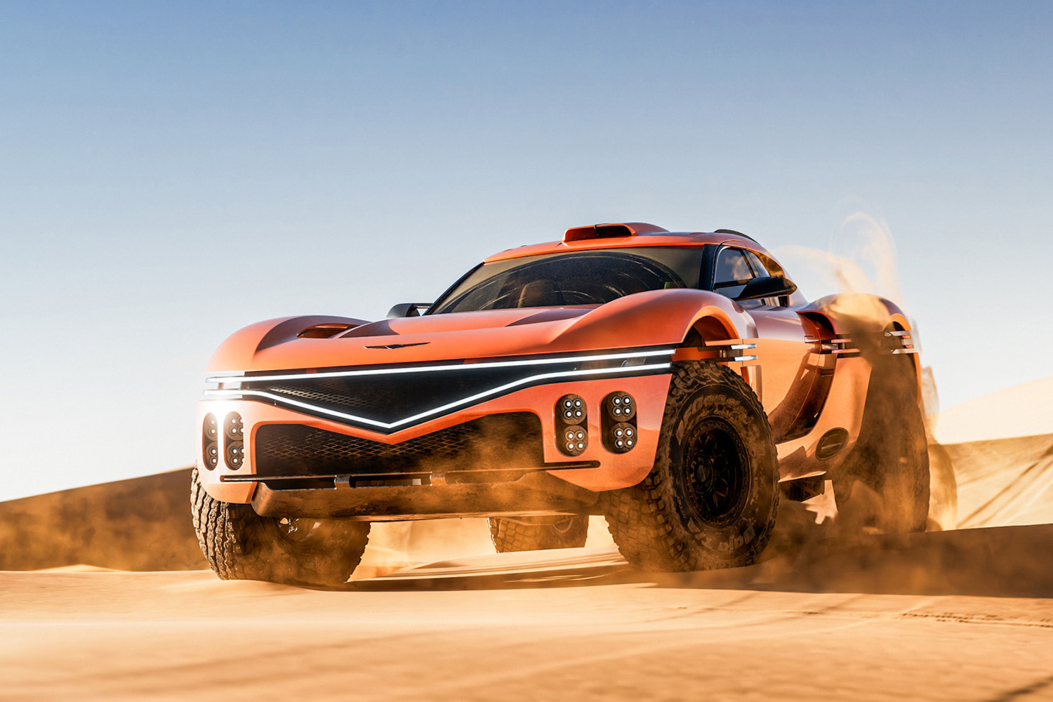 ジェネシス X スコルピオコンセプトのフロントスタイリング