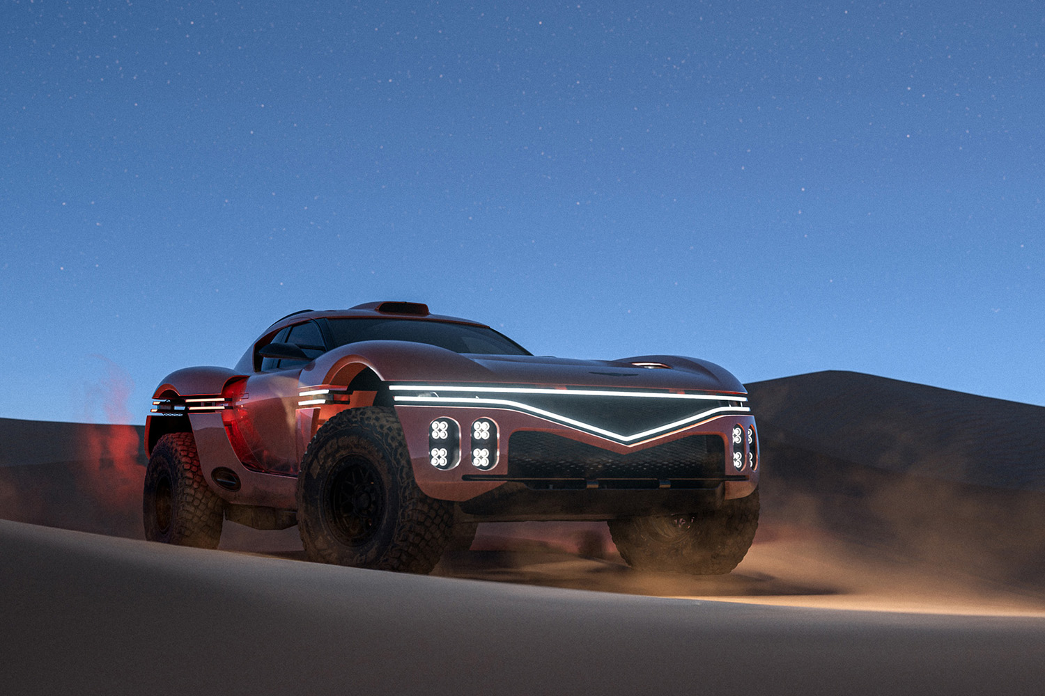 ジェネシス X スコルピオコンセプトのフロントスタイリング