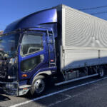 中型トラックは「ほぼ」乗ってきたぜ……ウイング車がまだだった！　念願かなって知り合いのウイング車を穴が空くほど観察してみた