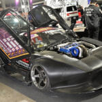 【画像】フロントに日産のSR20VETでリヤにはホンダK20Aのツインエンジン！　バタフライドアのトヨタ・セラがとにかくすごいことになっていた 〜 画像2