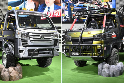 ダイハツブースは“オモシロ”と“マジメ”が同居する空間！　まさかの「親子ゲンカ」企画から注目のショーカーまで全部見せ!!【東京オートサロン2026】