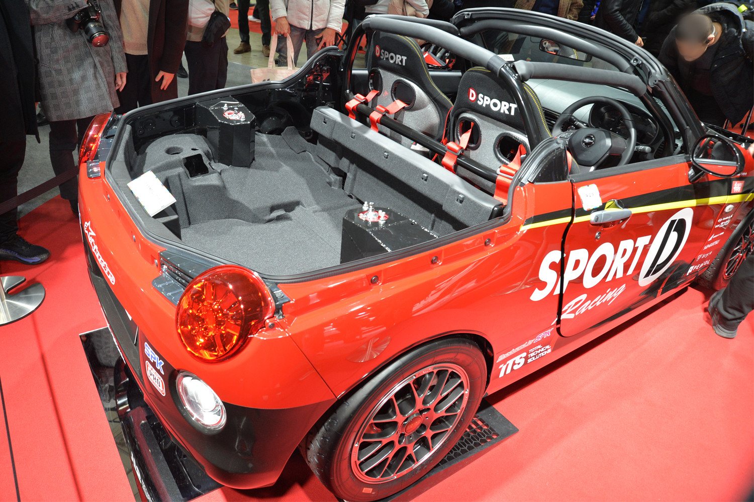 K-OPEN ランニングプロト2のリヤスタイリング