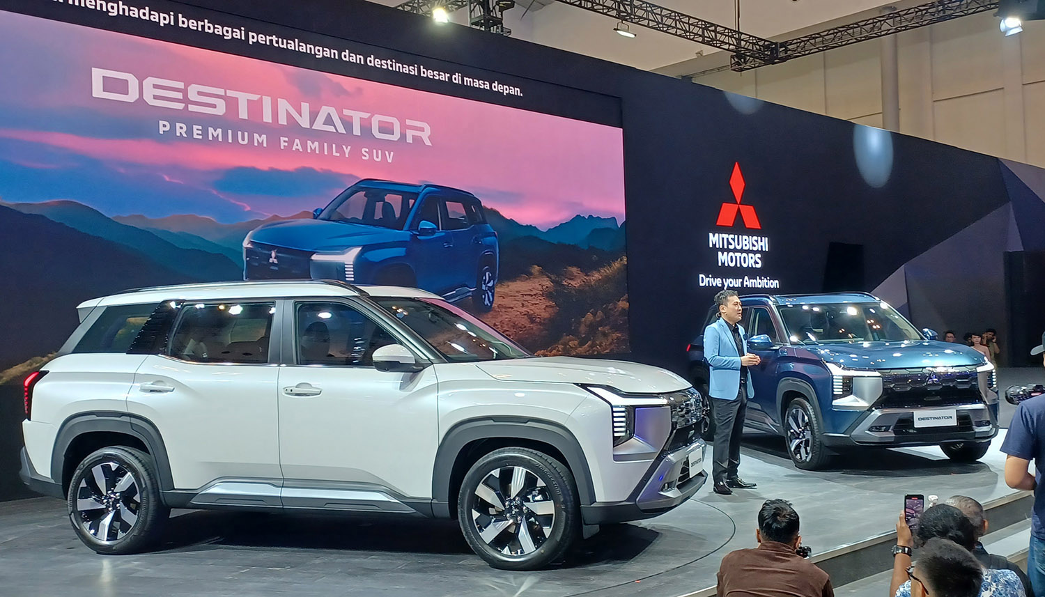 インドネシアでの三菱の発表会の様子