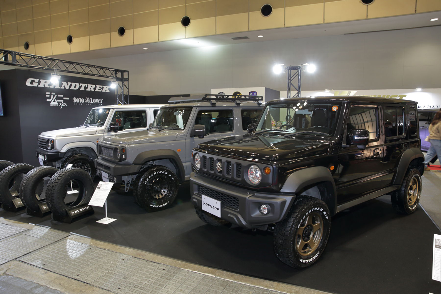 大阪オートメッセ2026 ダンロップブースの様子