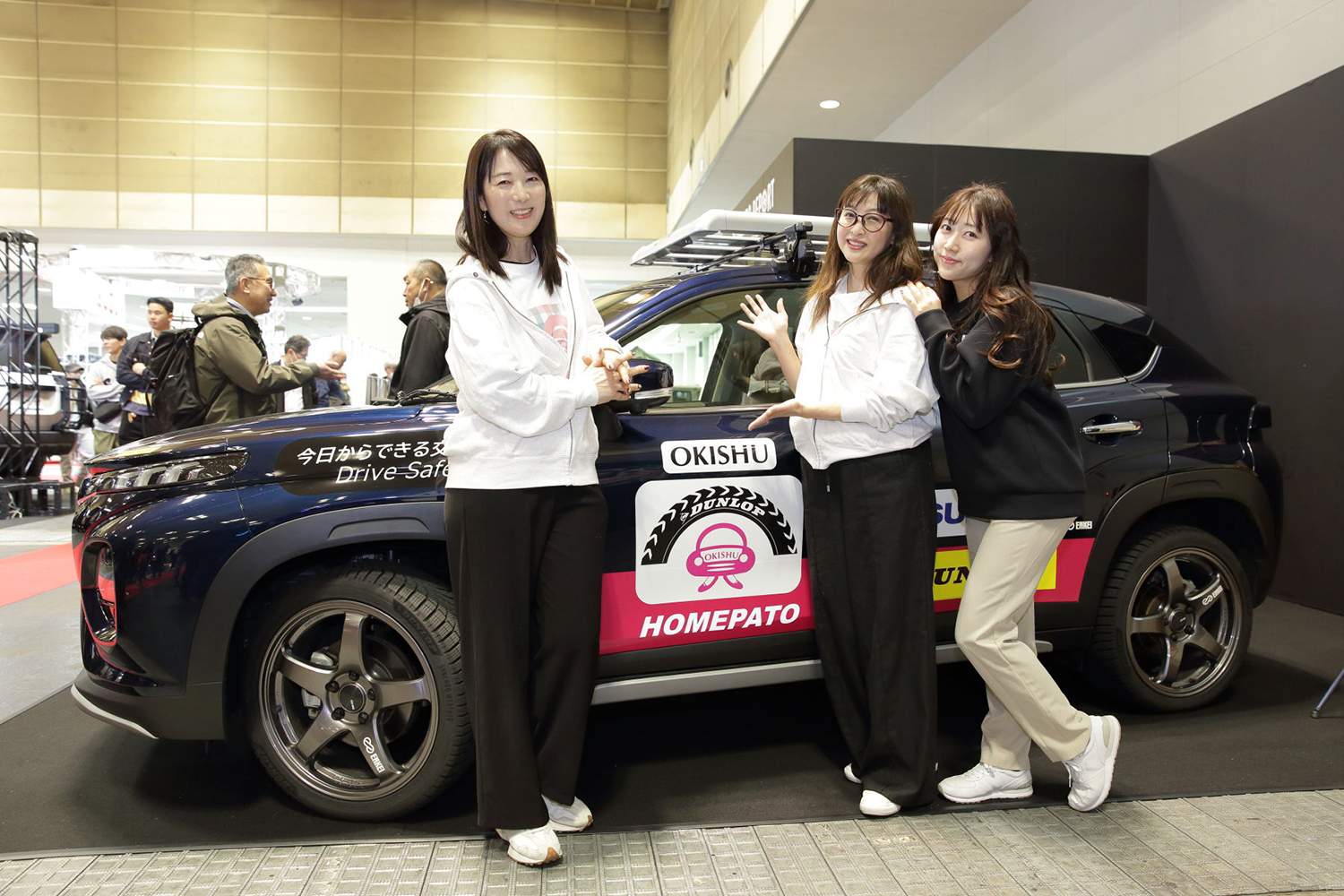 大阪オートメッセ2026 ダンロップブースの様子