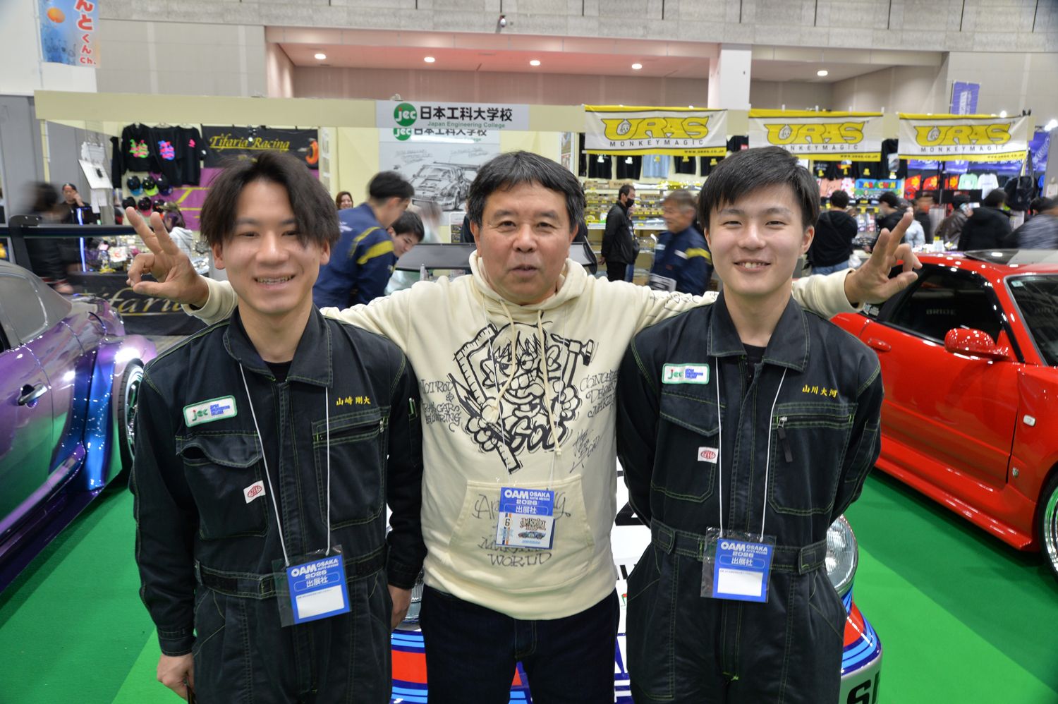 大阪オートメッセ2026 日本工科大学ブースの様子