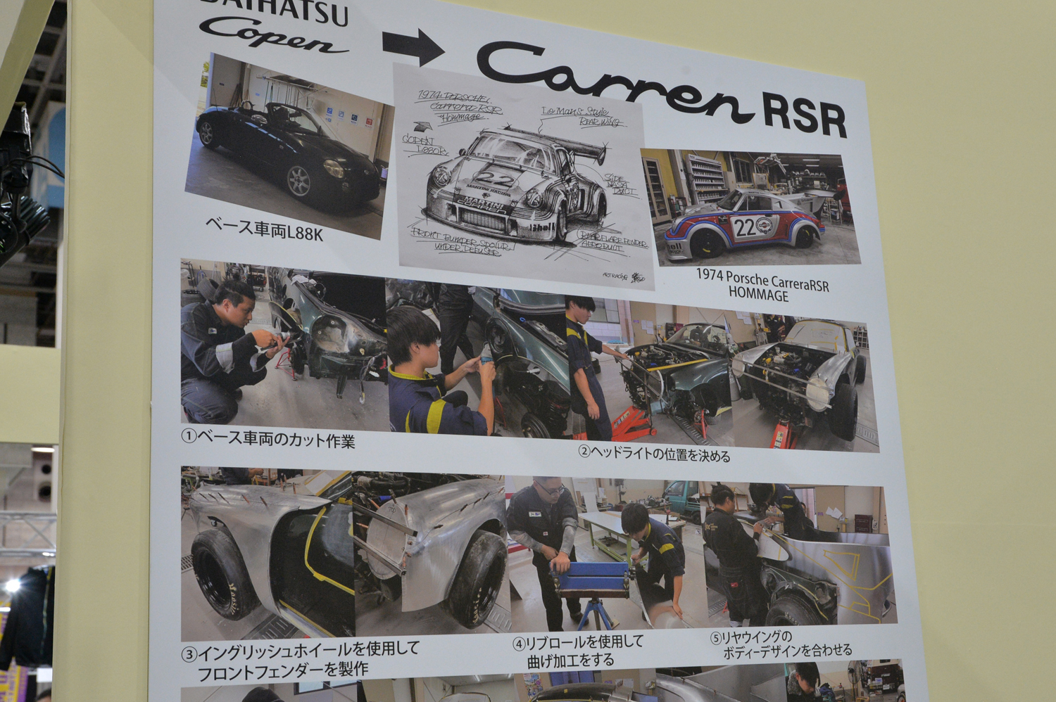 大阪オートメッセ2026 日本工科大学ブースの様子