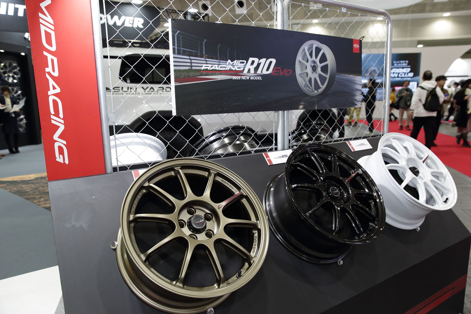 守備範囲の広さば武器のMIDが話題のホイールを堂々展示【大阪オートメッセ2026】 〜 画像12