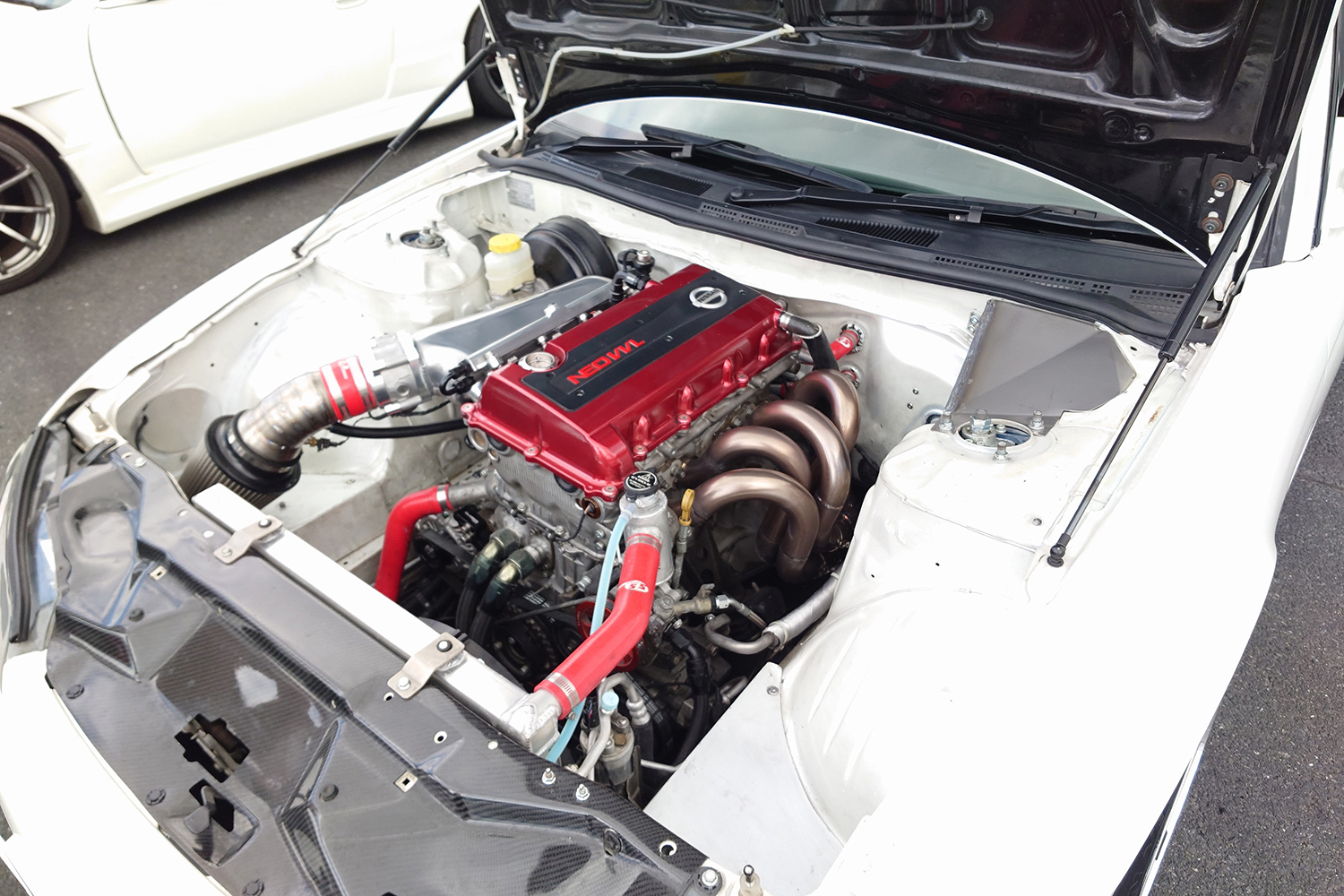 ワイヤータックをしたエンジンルームのイメージ 〜 画像15