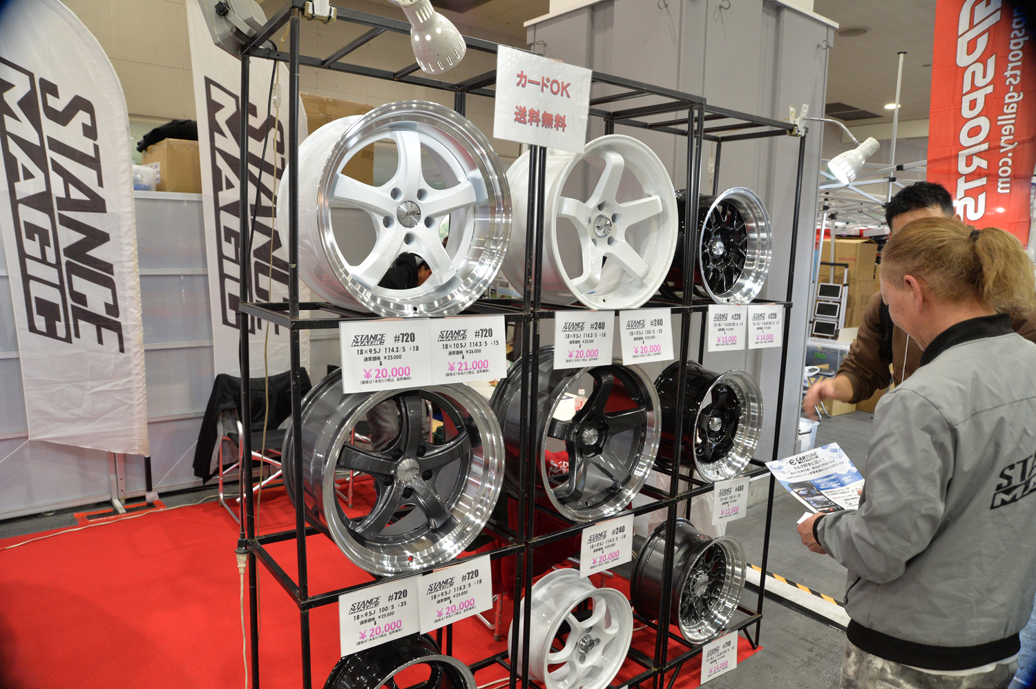 大阪オートメッセ2026 STANCE MAGICブースの様子