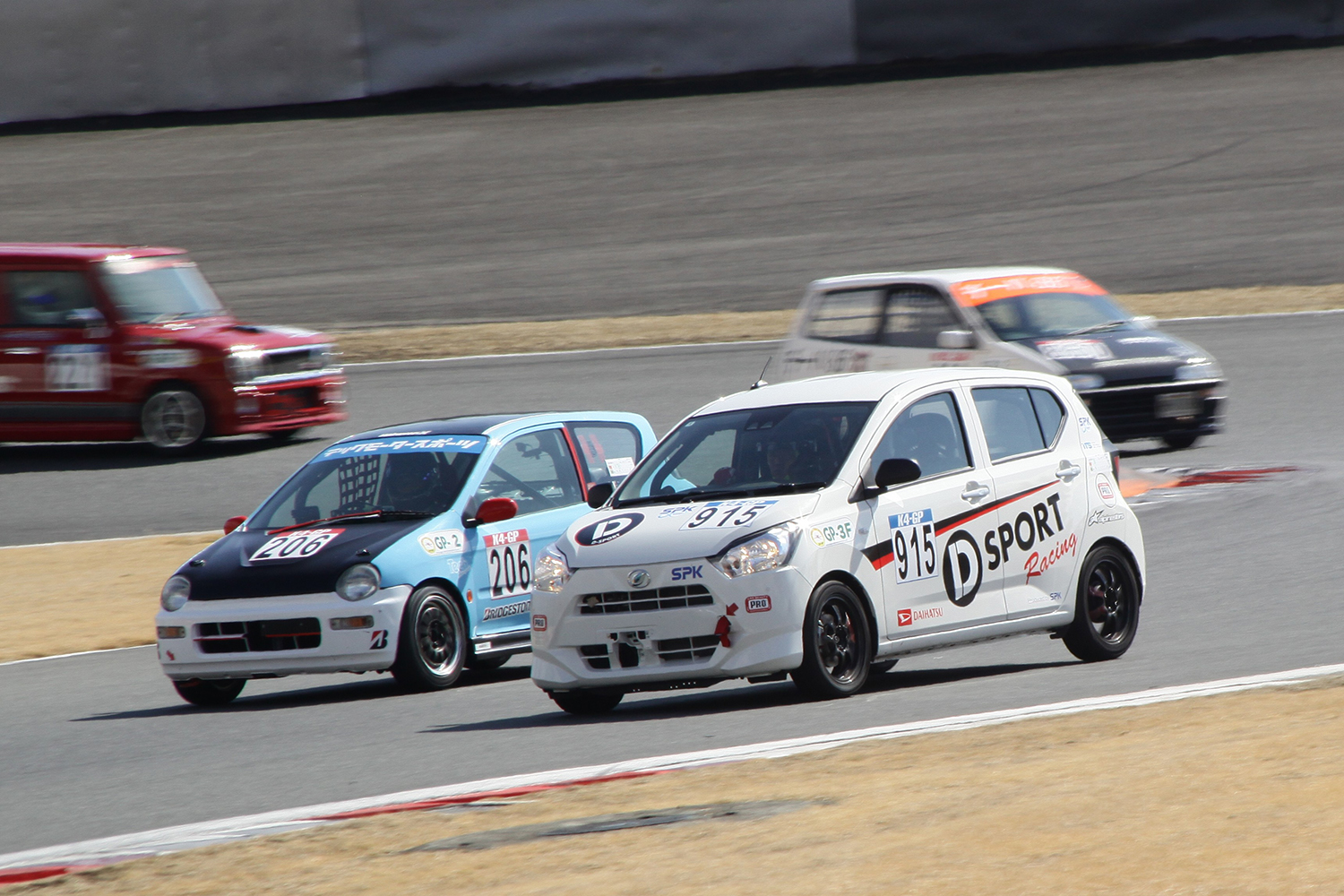 K4GPに参戦したミライース tuned by D-SPORT Racing