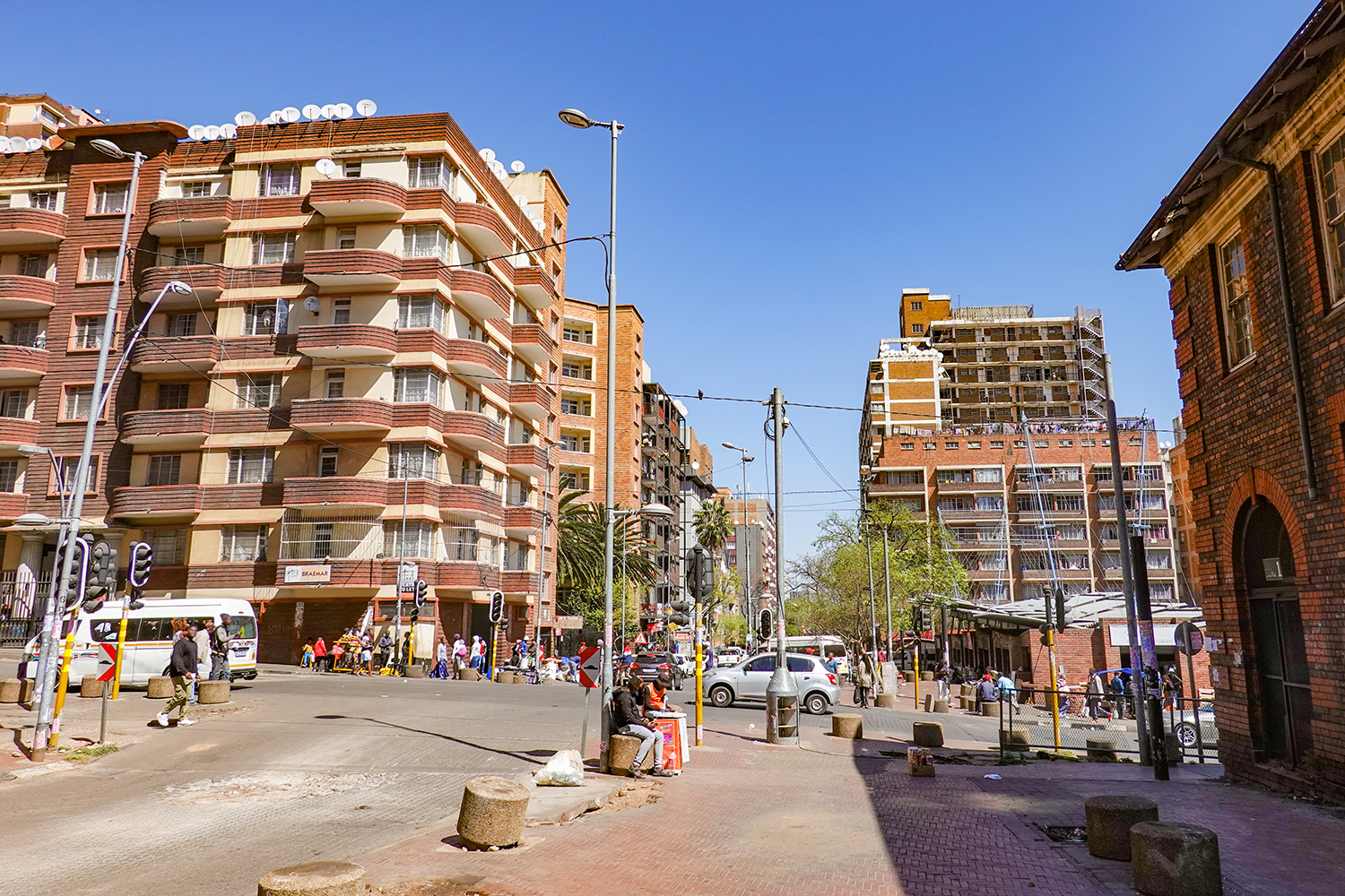 南アフリカの市街地