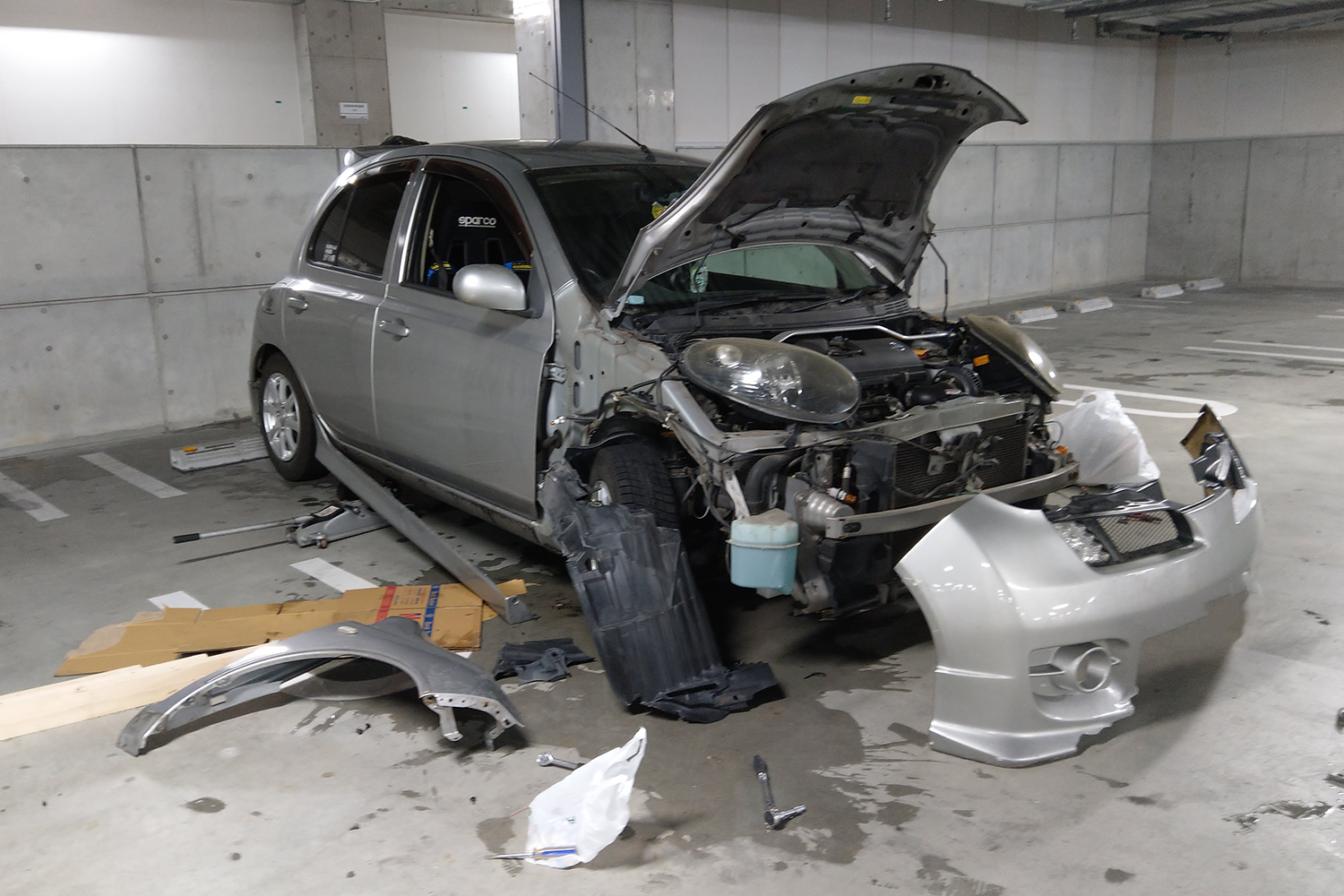 商業施設での野良メンテナンスのイメージ