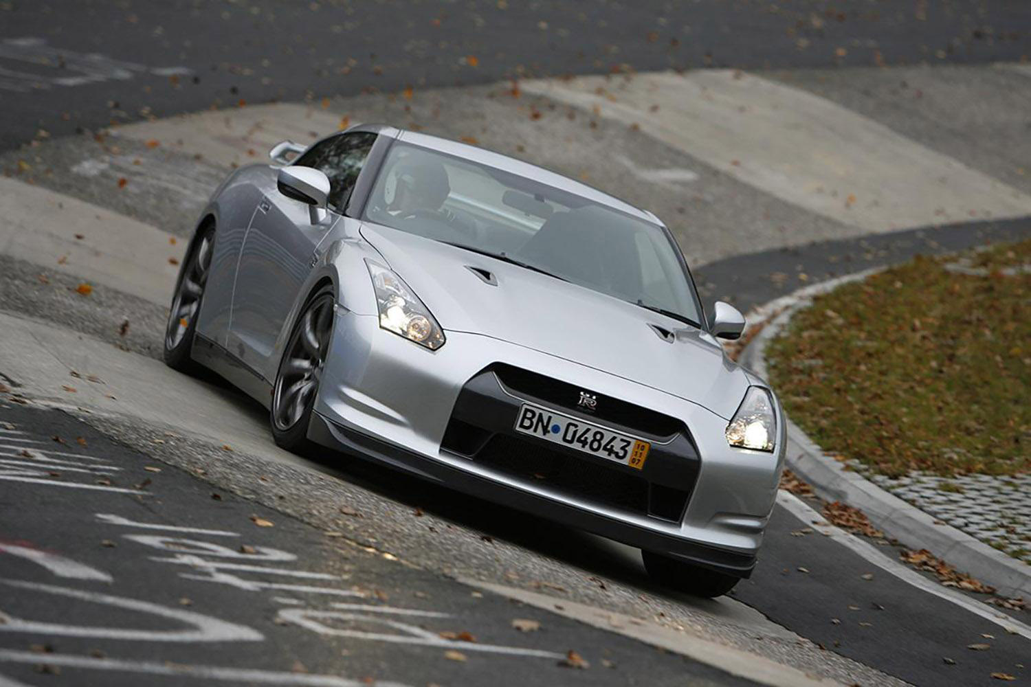 ニュルブルクリンクを走るR35GT-R（MY07）