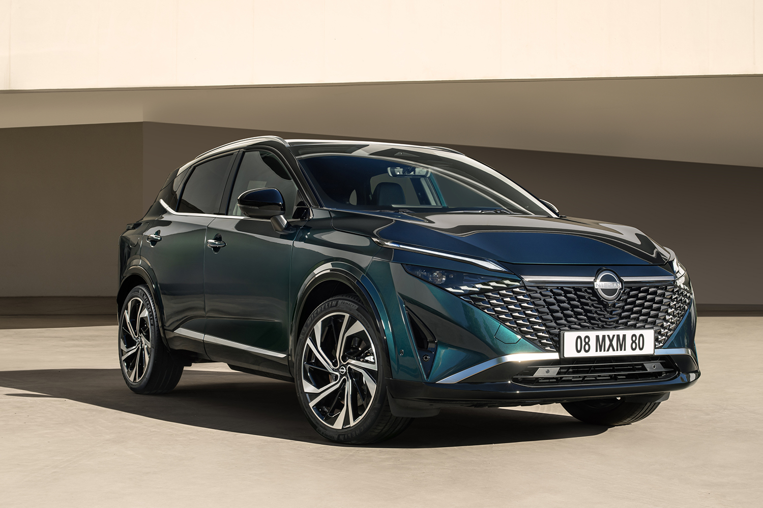 日産キャシュカイのフロントスタイリング