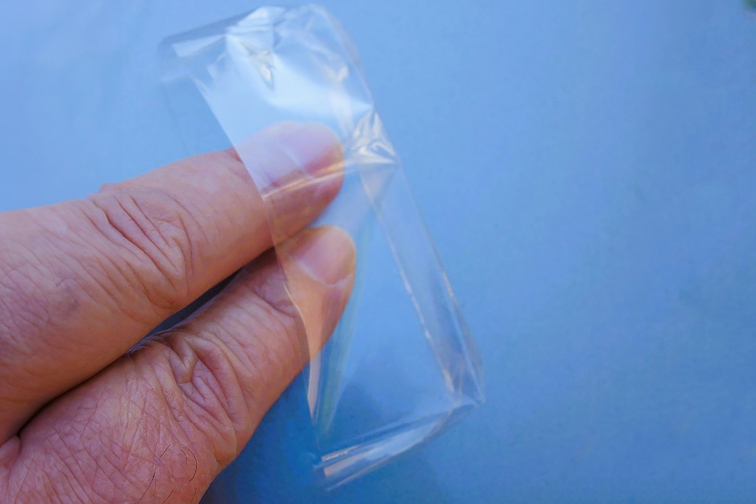 セロファンによる鉄粉チェック