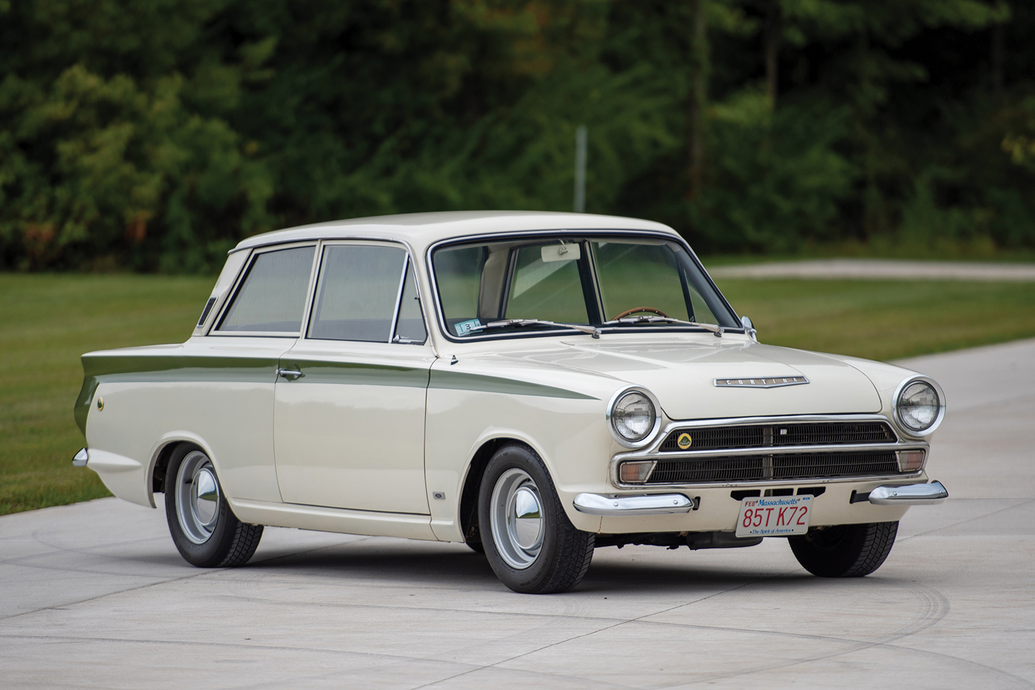 フォード・コルティナ・ロータスのフロントスタイリング