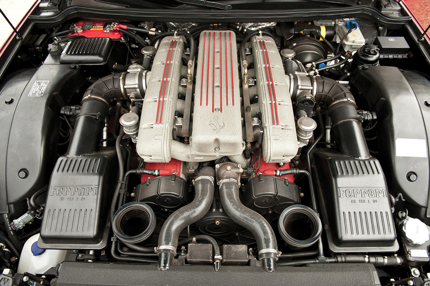 フェラーリ575Mマラネロのエンジン 〜 画像12