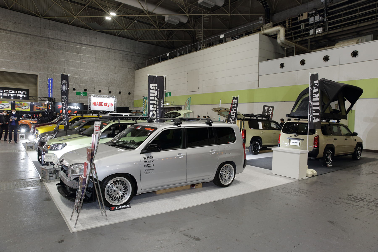 大阪オートメッセ2026に展示されたプロボックスのカスタムカー