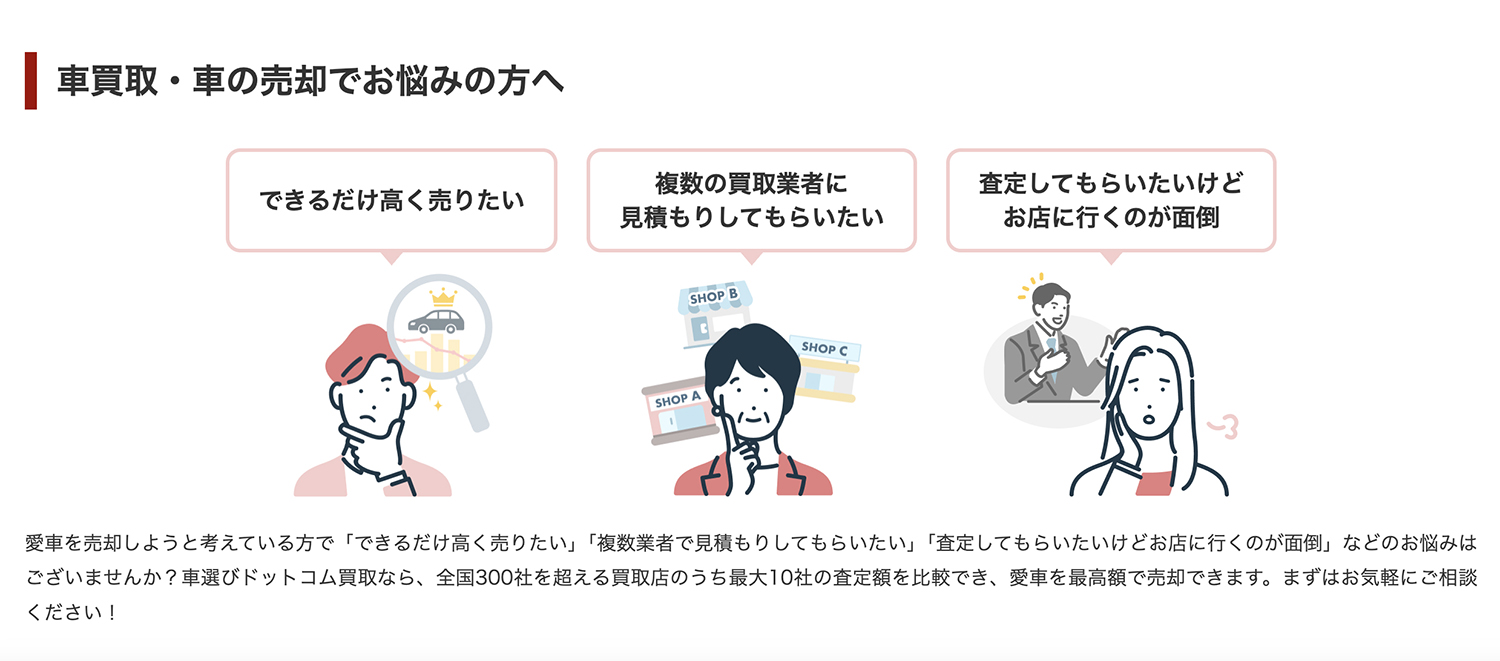 【車選びドットコム買取】の利用はおすすめ？