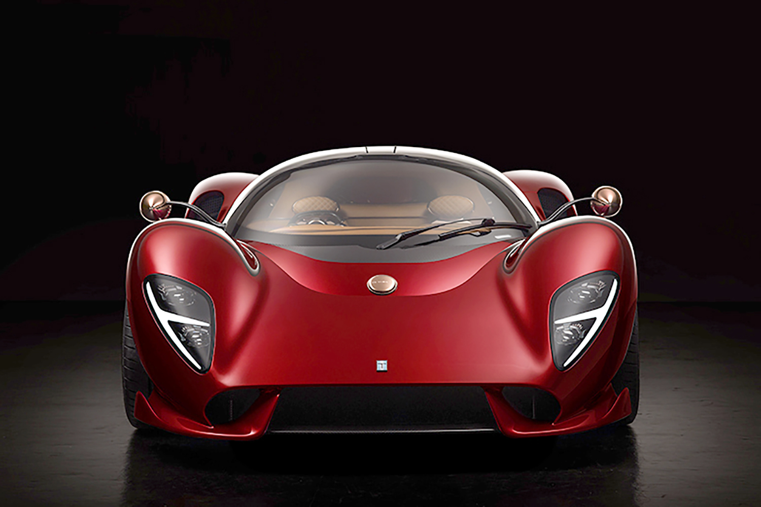 デ・トマソ P72のフロントスタイリング