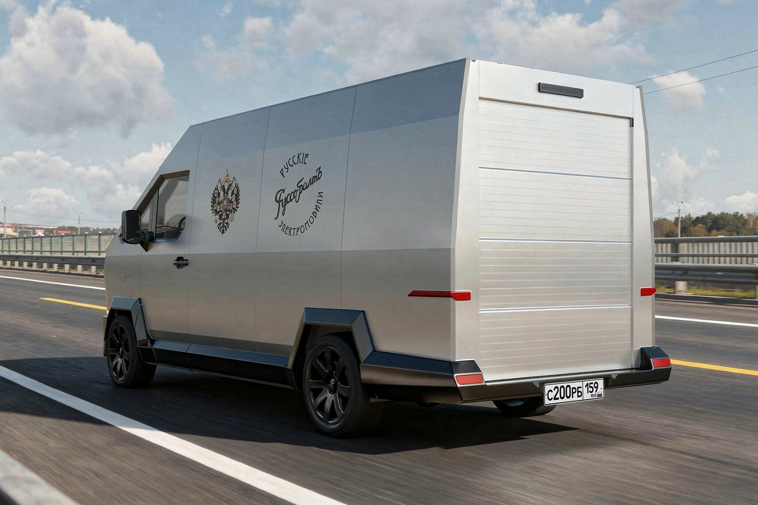 サイバートラックそっくりのBEVバンがロシアで登場 〜 画像2