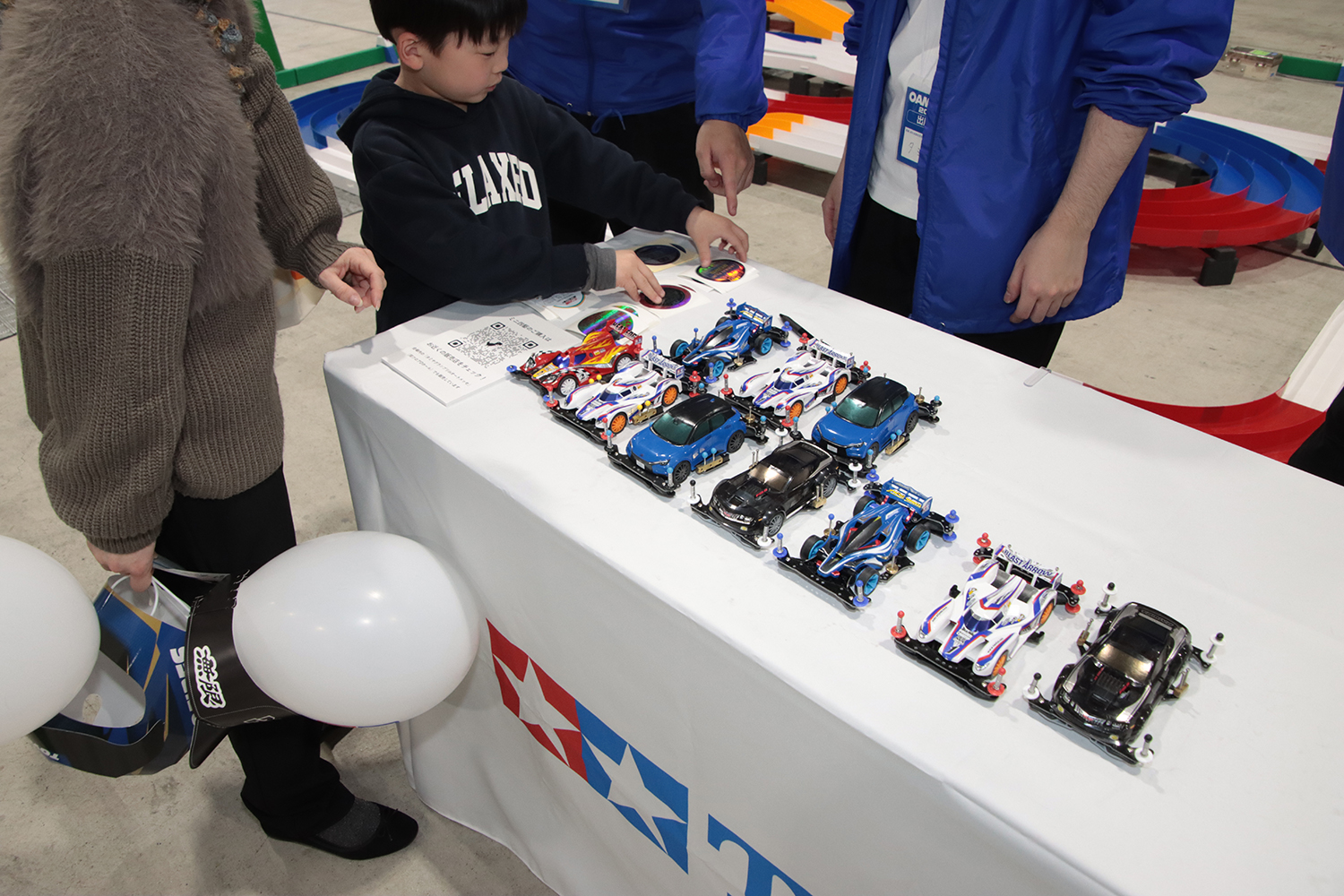 TAMIYAブースのようす