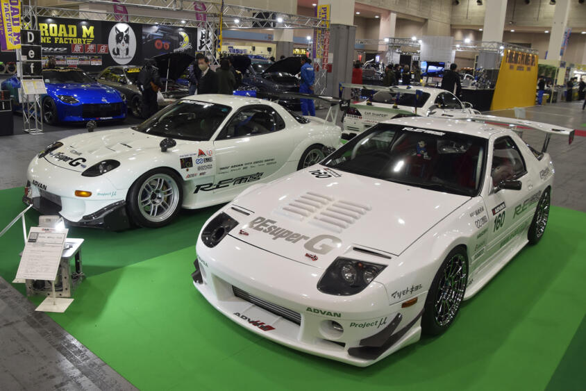 あのRE雨宮「風林火山」RX-7がオートメッセで復活！　元祖仕様を忠実に再現したマシンメイキングに脱帽【大阪オートメッセ2026】