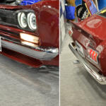 卒業制作のカスタムカーで大阪オートメッセに挑戦！　これぞ青春な２台が胸熱!!　【大阪オートメッセ2026】