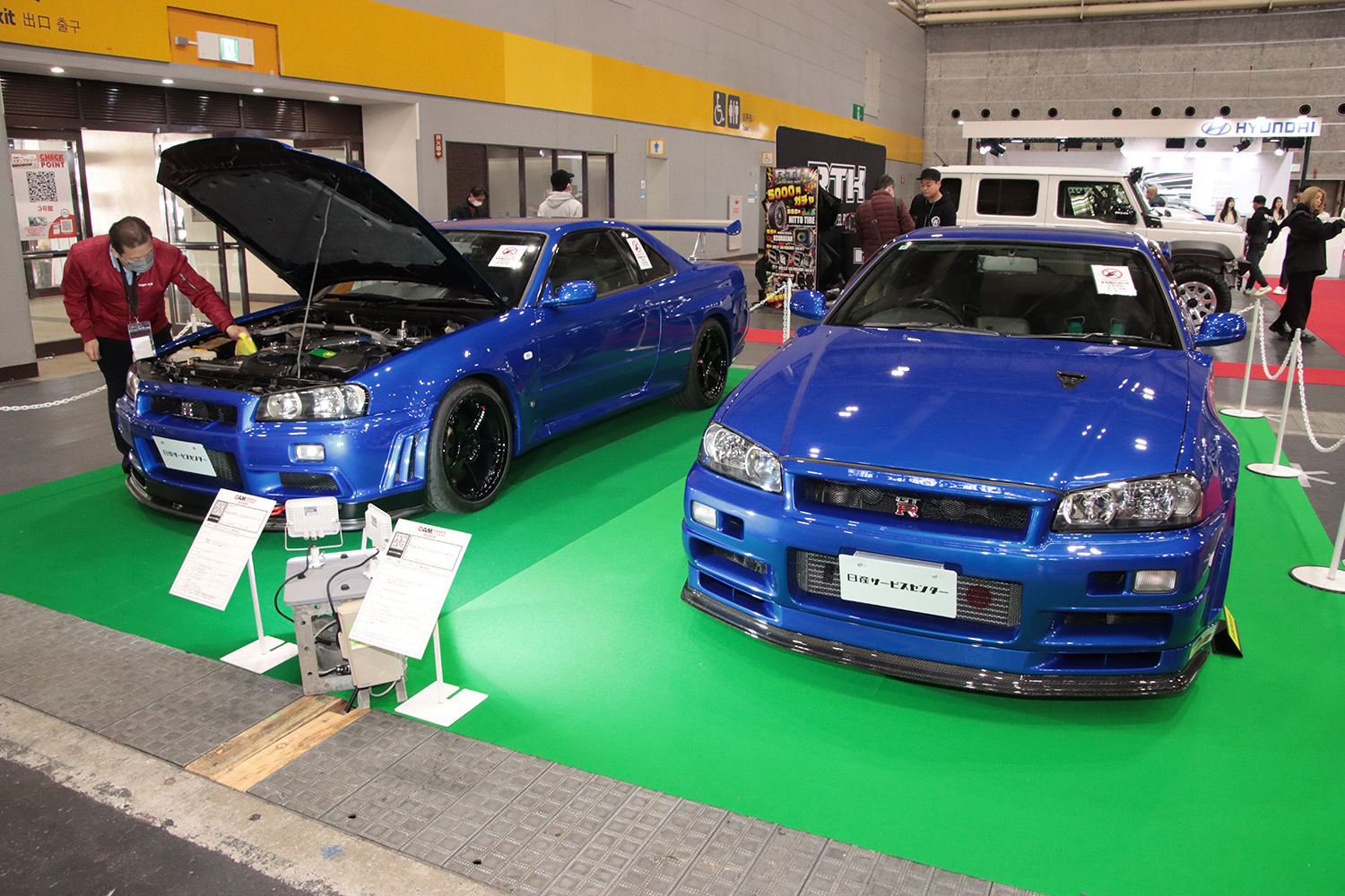 大阪オートメッセ2026にて展示された日産スカイラインGT-R