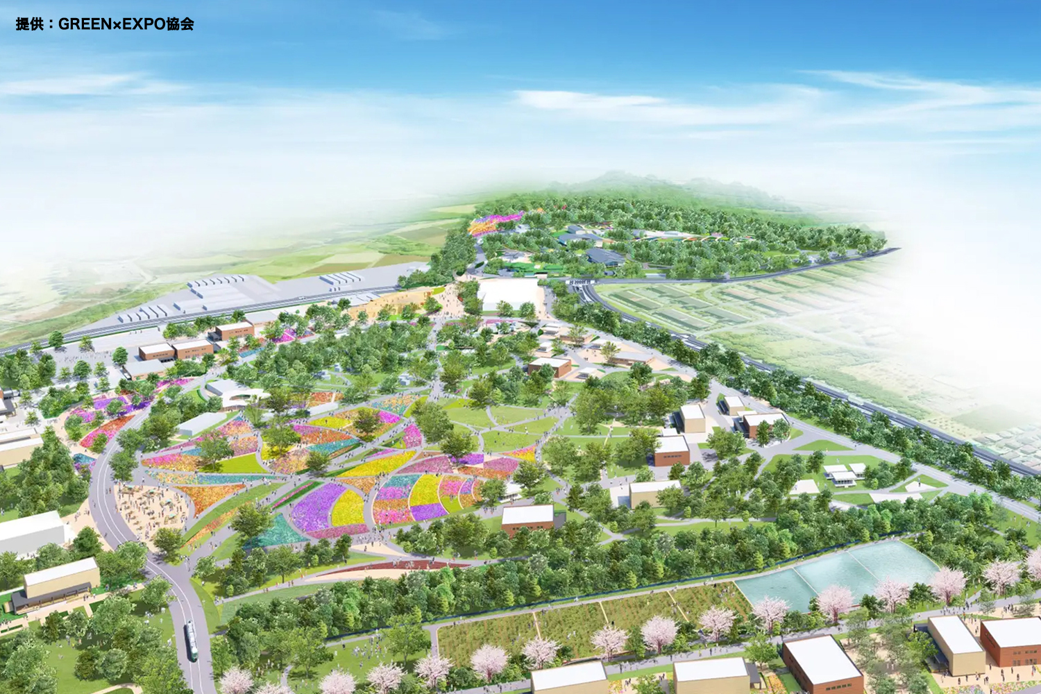 GREEN×EXPO2027の会場イメージ